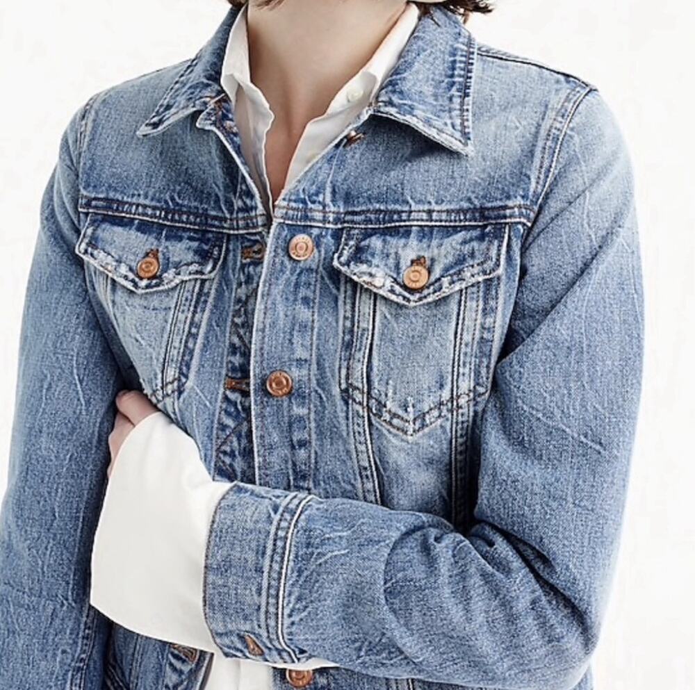 J.Crew Women's Petite Small Denim Jean jacket